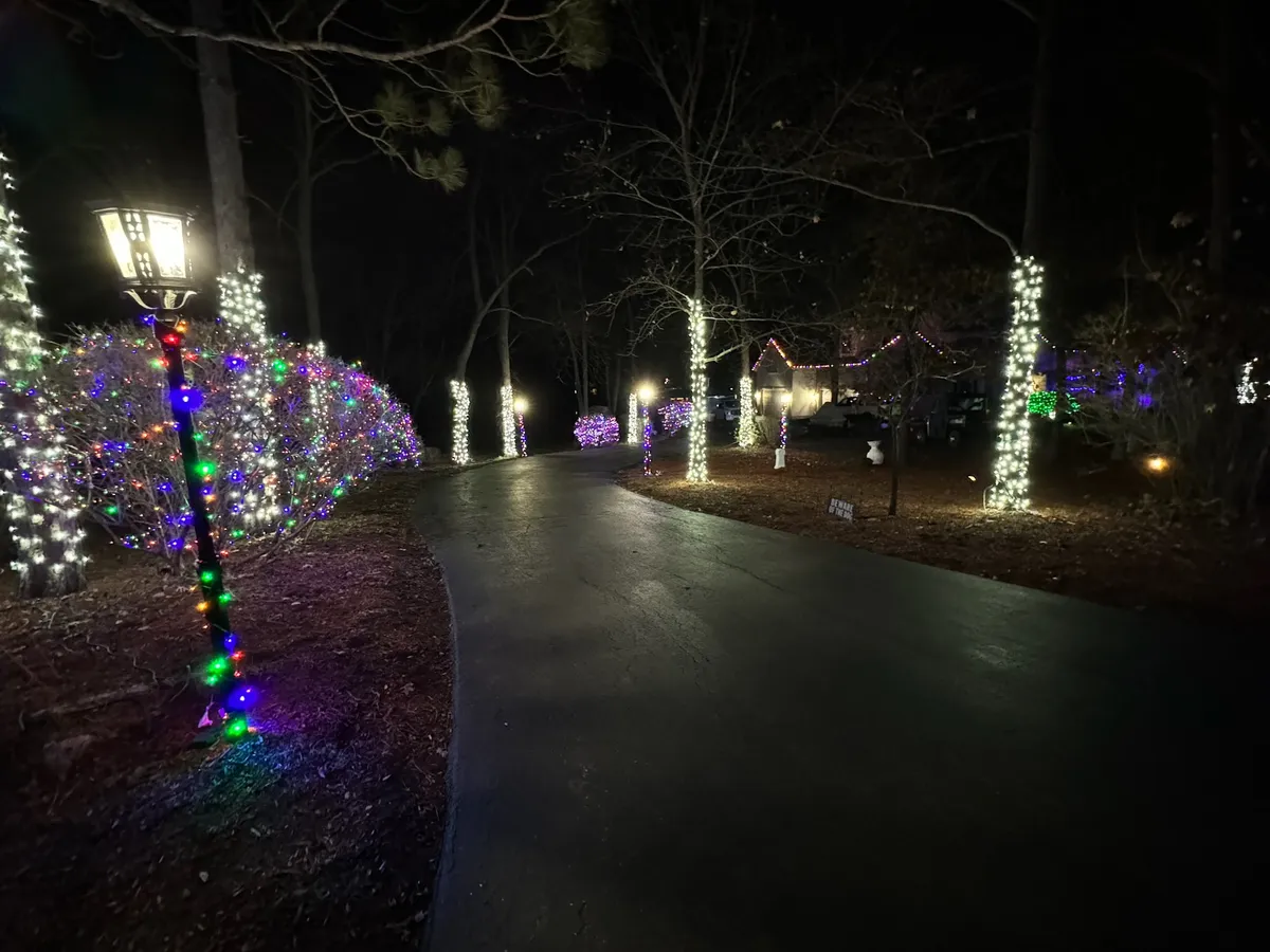Holiday lighting display